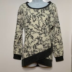 Valentine Floral Winter Fleece Sweater Loungewear